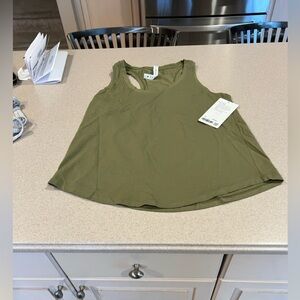 Lululemon Athletica Olive Green Tank Top
